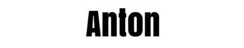 tipografía online Anton